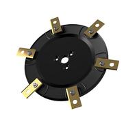 3DHerb 6 Blade Disc for Segway Navimow H Series (H500E, H800E, H1500E & H3000E-VF) 6 Blades Knife Plate, Mower Plate - Made in Germany (H Series with 6 Blades (7 mm 2 Hole))