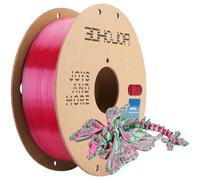 3DHoJor 1.75mm Purple Green Silk Dual Color PLA 3D Printer Filament 1KG (2.2lbs) +/- 0.03mm Accuracy, Fits Most FDM 3D Printers