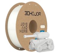 3DHoJor Basic PETG Filament 1.75mm,2.2 LBS (1KG) Fit FDM 3D Printers, White