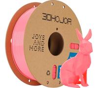 3DHoJor PLA Pro Filament 1.75mm,3D Printer Filament,1kg Cardboard Spool (2.2lbs), Fit Most FDM 3D Printer, Pink