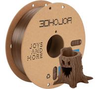 3DHoJor PLA Pro Filament 1.75mm,3D Printer Filament,1kg Cardboard Spool (2.2lbs), Fit Most FDM 3D Printer, Brown