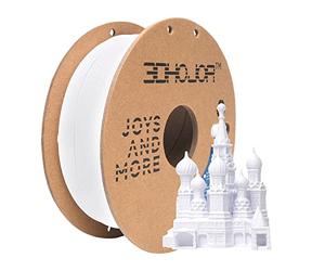 3DHoJor PLA Pro Filament 1.75mm Cold White,3D Printer Filament,1kg Cardboard Spool (2.2lbs), Fit Most FDM 3D Printer