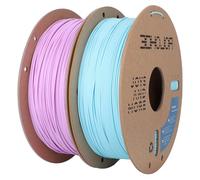 3DHoJor PLA Pro (Plus) Filament 1.75mm, 3D Printer Filament, Cardboard Spool 3D Printing Filament, Dimensional Accuracy +/- 0.03 mm-2 Pack Lilac+Baby Blue