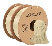 3DHoJor PLA Pro (Plus) Filament 1.75mm, 3D Printer Filament, Cardboard Spool 3D Printing Filament, Dimensional Accuracy +/- 0.03 mm-2 Pack Bone White
