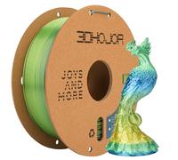3DHOJOR Silk PLA 3D Printer Filament Silk Shiny Fast Gradient Color Change Rainbow Multicolor-Ivy