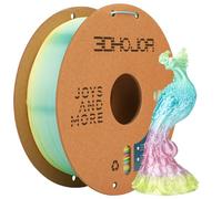 3DHOJOR Silk PLA 3D Printer Filament Silk Shiny Fast Gradient Color Change Rainbow Multicolor-Macaron