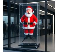 3DHologramFan Protective Cover For 18-22 Inch Models, High-Transparency Acrylic Display Case For Storefront And Exhibition, Dustproof And Impact-Resistant Commercial Display Fans Not Included
