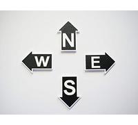 3Dimensional Studio Magnetic Compass Point Arrows magnetic instructor kit perfect for whiteboards and magnetic surfaces