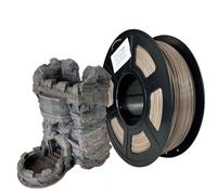 3DimsFila 3D Printer PLA Filament 1.75mm,Rock Stone Color,Brown Yellow Black,Multi Color Filament Net Weight 1kg for Ender3 CR10