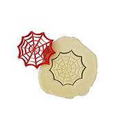 3DKOUPE - Spider web cookie cutter - Halloween theme - Choice of colours - Designed and manufactured in Europe