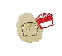 3DKOUPE - Witch's Cauldron Cookie Cutter - Halloween Theme - Choice of colours - Designed and manufactured in Europe