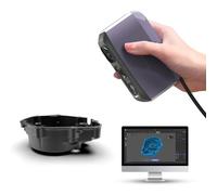 3DMakerpro Moose Lite 3D Scanner, Handheld 3D Model Scanner for 3D Printing, 0.05mm Accuracy, 10FPS Scan Speed with Blue Light Technology, Anti-Shake, Compatible with Windows/macOS (Standard Package)