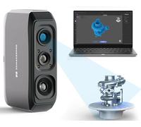 3DMakerpro Moose Lite Handheld 3D Scanner for 3D Printing, AI Visual Tracking & NIR Light Anti-Shake Lenses with 0.1mm Resolution 0.05mm High Accuracy 10 PFS Scan, Compatible with Windows/MacOS