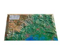 3DMAP - Le Gard - Raised-relief map
