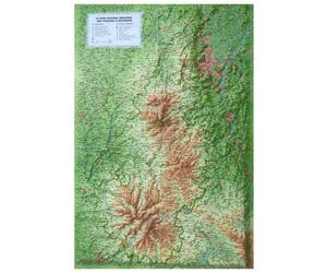 3DMAP - Le Parc Naturel Régional des Volcans d'Auvergne - Raised-relief map