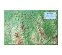 3DMAP - Le Puy De Dôme - Raised-relief map