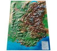 3DMAP - Les Alpes Françaises Et Ses Massifs Alpins - Raised-relief map