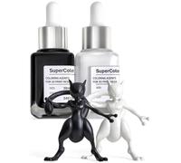 3DMaterials SuperColor 10x Concentrated Pigments for Epoxy & UV Resin - Solid White for 3D Printer Resin, Made in Korea