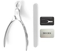 3DOEX Dog Cat Nail Clippers - Professional Stainless Steel Pet Nail Trimmers for Large Dogs Heavy Duty Dog, Sharp & Safe with Ergonomic Handle, Built-in Nail File