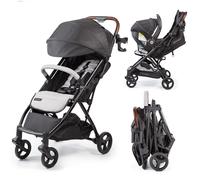3Dquickclose CS+ Compact Fold Stroller - Lightweight Stroller with Oversized Canopy, Extra-Large Storage and Compact Fold