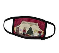 3dRose Face Mask Medium, Nutcracker Prince, Sugar Plum Fairy, Mouse King, Snow Queen, Clock