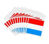 3dRose gc_28263_2 6 x 6-Inch "Luxembourg Flag" Greeting Card (Pack of 12)