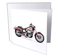 3dRose gc_4490_2 "Picturing Harley-Davidson Motorcycle" Greeting Card (Pack of 12)