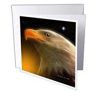 3dRose gc_8399_2 6 x 6-Inch "The Sentry" Greeting Card (Pack of 12)