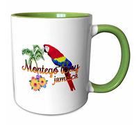 3dRose - Island souvenir in Jamaican colors for Montego Bay, Jamaica. - Mug - (mug-295603-7)
