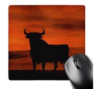 3dRose mp_10677_1 8 x 8-Inch Osborne Bull Sign, Spanish National Momunent, Few Left on The Spanish roadsides Mouse Pad