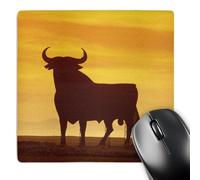 3dRose mp_10678_1 8 x 8-Inch Osborne Bull Sign, Spanish National Momunent, Few Left on The Spanish roadsides Mouse Pad