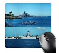 3dRose mp_107078_1 8 x 8-Inch Navy Ships Today at Pearl Harbor, Hawaii Mouse Pad