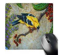 3dRose mp_108033_1 8 x 8-Inch Pretty Bird Art Mouse Pad
