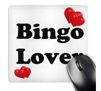 3dRose mp_108315_1 8 x 8-Inch Bingo Lover Mouse Pad