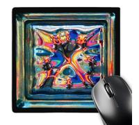 3dRose mp_110966_1 8 x 8-Inch Abstract Pearl Look Frame with Pretty Colors Another Designer Original Mouse Pad
