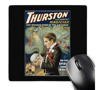 3dRose mp_114172_1 8 x 8-Inch Vintage Thurston Wonder Show of The Universe Magician Poster Mouse Pad