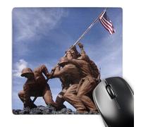3dRose mp_11499_1 8 x 8-Inch WW II Victory Mouse Pad