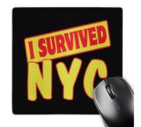 3dRose mp_118140_1 8 x 8-Inch I Survived NYC New York City Survial Pride and Humor Design Mouse Pad