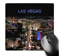 3dRose mp_1237_1 8 x 8-Inch Las Vegas The Strip Mouse Pad