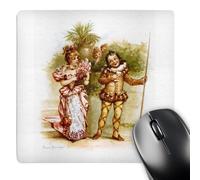 3dRose mp_125993_1 8 x 8-Inch Brundage - Twelfth Night Mouse Pad