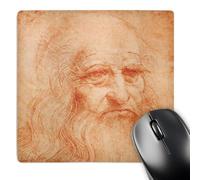 3dRose mp_126665_1 8 x 8-Inch Self Portrait Red Chalk Xleonardo Da Vinci 1519 Mouse Pad