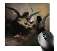 3dRose mp_127234_1 8 x 8-Inch A Soul Brought to Heaven Xadolphe William Bouguereau Mouse Pad