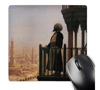 3dRose mp_127434_1 8 x 8-Inch Le Muezzin, The Call to Prayer Xjean-Leon Gerome Mouse Pad