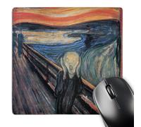 3dRose mp_130172_1 8 x 8-Inch The Scream Xedvard Munch Mouse Pad