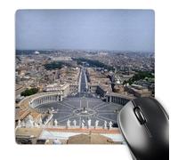 3dRose mp_1308_1 8 x 8-Inch The Vatican Square Mouse Pad