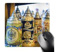 3dRose mp_137125_1 8 x 8-Inch Germany Baden-Wurttemberg, Rothenberg, Beer Stein - Eu10 Jen0308 - Jim Engelbrecht Mouse Pad
