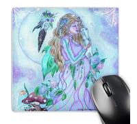 3dRose mp_14333_1 8 x 8-Inch Mother Earth Spirit Mouse Pad