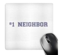 3dRose mp_151626_1 8" x 8" #1 Neighbor Number One Neighbor Gifts for Worlds Best and Greatest Neighbors in the Neighborhood Mouse Pad