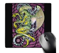 3dRose mp_156833_1 8" x 8" Dread Cthulhu Lovecraft Mythos Elder God Horror Art Mouse Pad