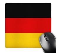 3dRose mp_158285_1 8" x 8" Flag of Germany German Black Red Yellow Gold Horizontal Stripes European Europe Country World Mouse Pad
